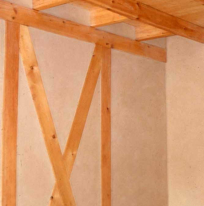 Fachwerkhaus mit Turm und Erker