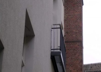 französischer Balkon als kleiner Austritt am Schlafzimmer